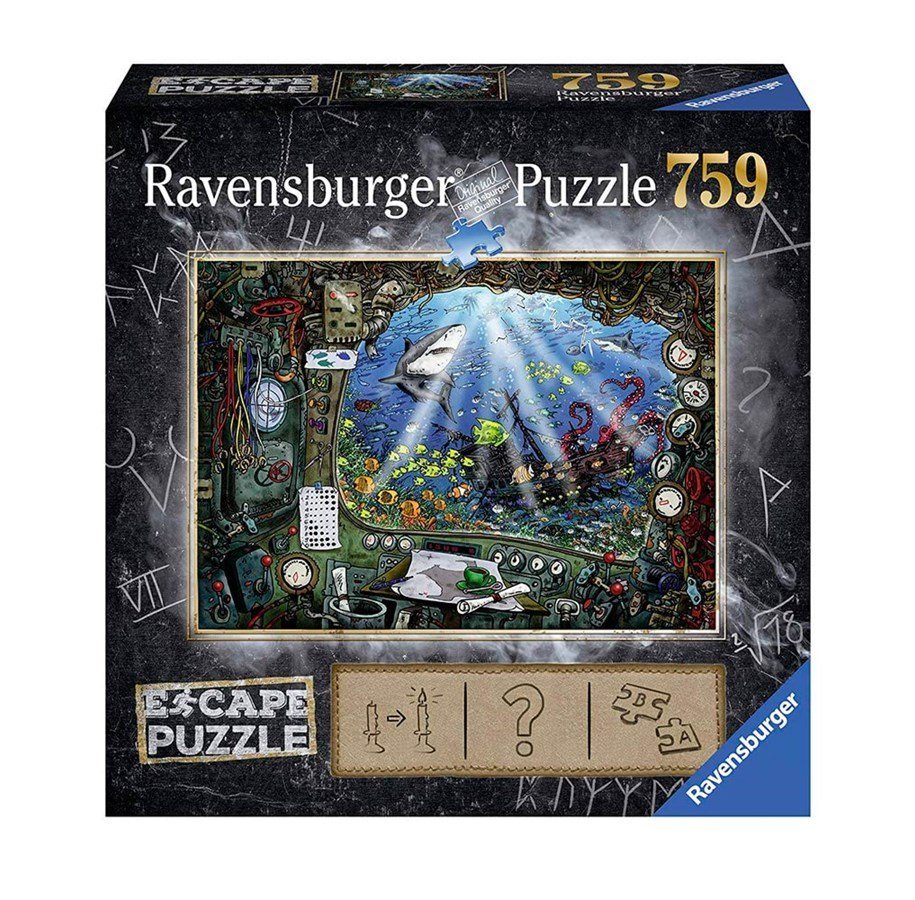 Ravensburger (19953) EXIT Puzzle - U - Boot - 759pc - 4005556199532 - CrystalLotus.eu