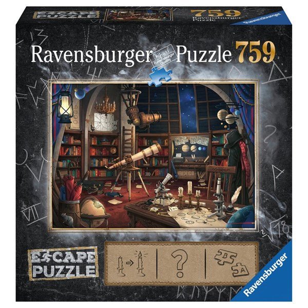 Ravensburger (19956) Escape Puzzle – Space Observatory 759 piece Mystery Jigsaw Puzzle - 4005556199563 - CrystalLotus.eu