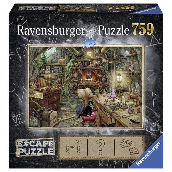 Ravensburger (19958) Escape Puzzle – Witch’s Kitchen 759 piece Mystery Jigsaw Puzzle - 4005556199587 - CrystalLotus.eu