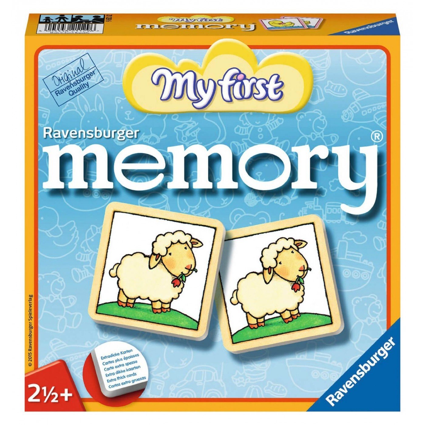 Ravensburger (21129) My First Memory Card Game - 4005556211296 - CrystalLotus.eu