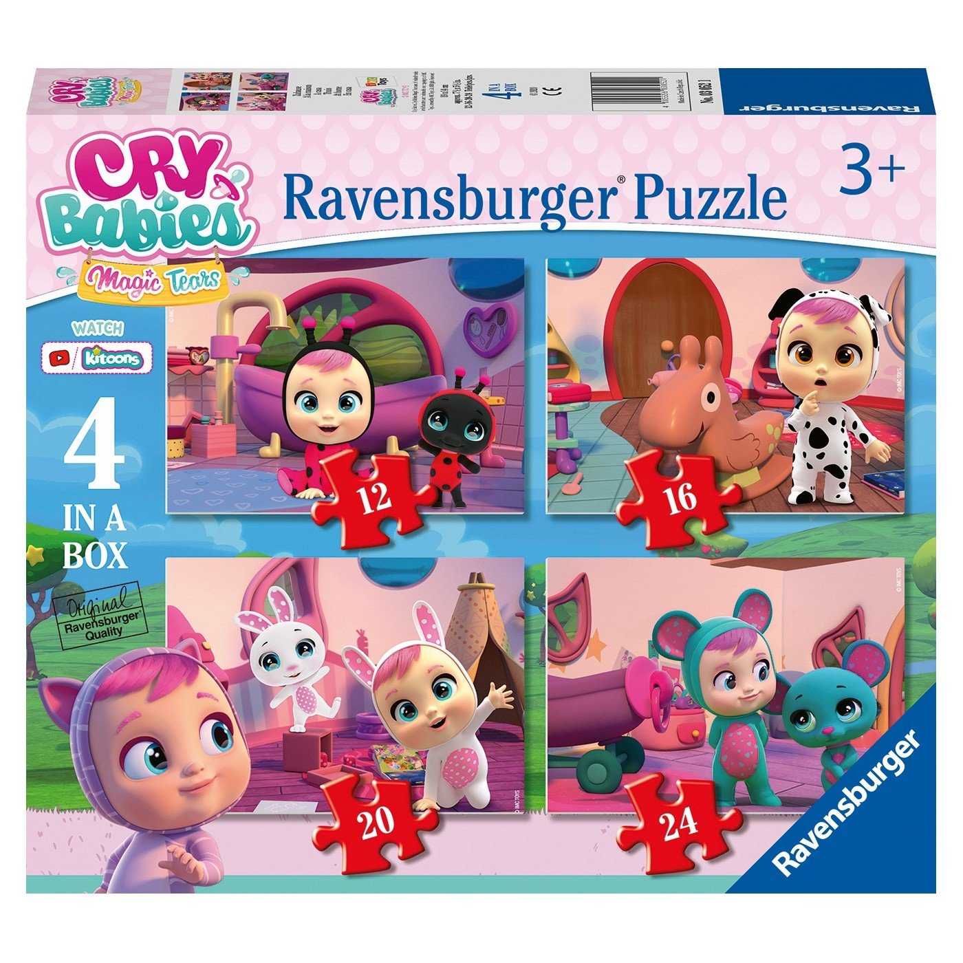 Ravensburger (3052) 4 In A Box Puzzle Cry Babies - 4005556030521 - CrystalLotus.eu