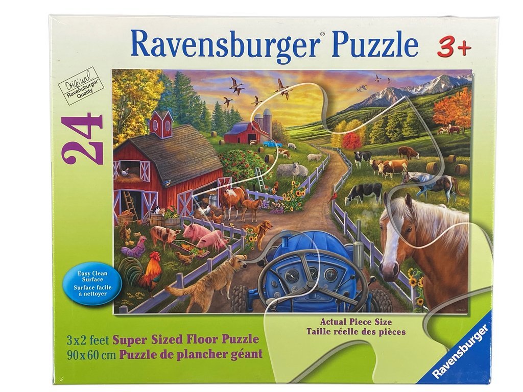 Ravensburger (3076) 27 Pcs Floor Puzzle My First Farm - 4005556030767 - CrystalLotus.eu