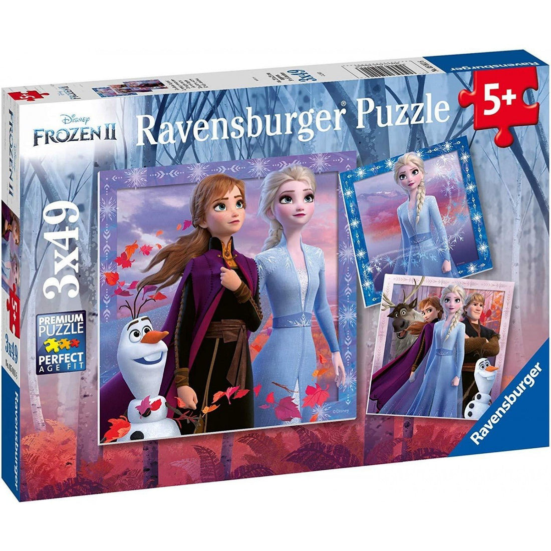 Ravensburger (5011) Disney Frozen II Puzzle 3X49 Pieces - 4005556050116 - CrystalLotus.eu