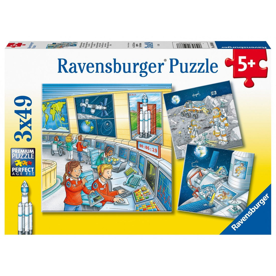 Ravensburger (5088) 3X49 Pcs Puzzle Space - 4005556050888 - CrystalLotus.eu