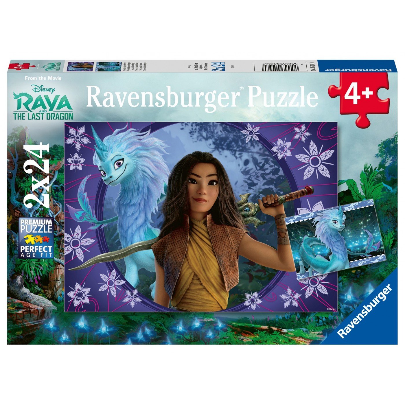 Ravensburger (5097) 2X24 Pcs Puzzle Raya And The Last Dragon - 4005556050970 - CrystalLotus.eu