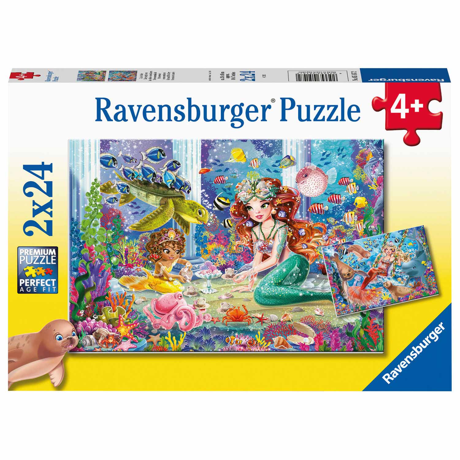 Ravensburger (5147) Puzzle - Mermaids - 24 and 24 piece - 4005556051472 - CrystalLotus.eu