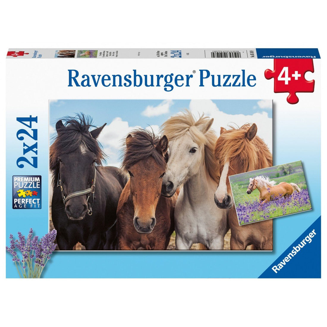 Ravensburger (5148) Puzzle 2X24 Pieces Horses - 4005556051489 - CrystalLotus.eu