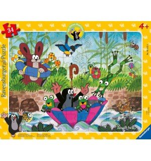 Ravensburger (5152) Frame Puzzle - Garden Friends - 34 piece - 4005556051526 - CrystalLotus.eu