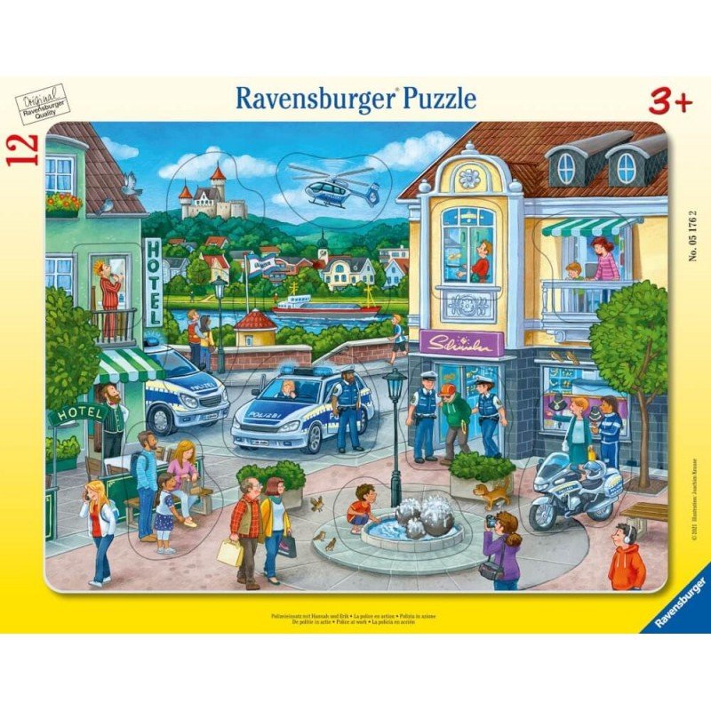 Ravensburger (5176) Frame Puzzle - Police Operation with Hannah and Erik - 4005556051762 - CrystalLotus.eu