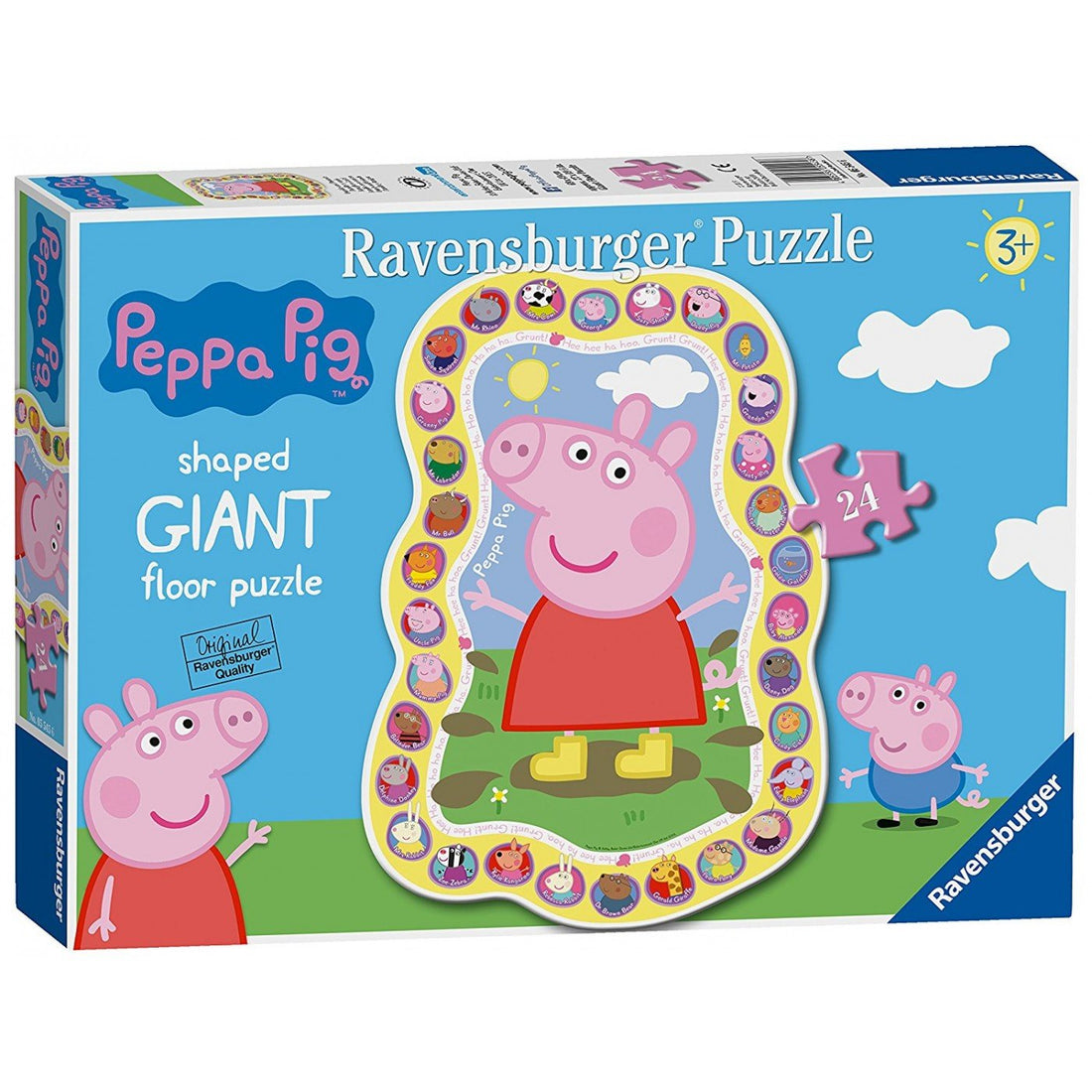 Ravensburger (5545) Peppa Pig, 24pc Giant Floor Jigsaw Puzzle - 4005556055456 - CrystalLotus.eu