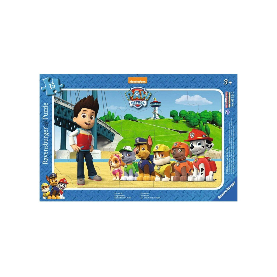 Ravensburger (6124) 15 Pcs Frame Puzzle Paw Patrol - 4005556061242 - CrystalLotus.eu