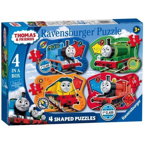 Ravensburger (6978) Thomas And Friends 4 Shaped Jigsaw Puzzles - 4005556069781 - CrystalLotus.eu