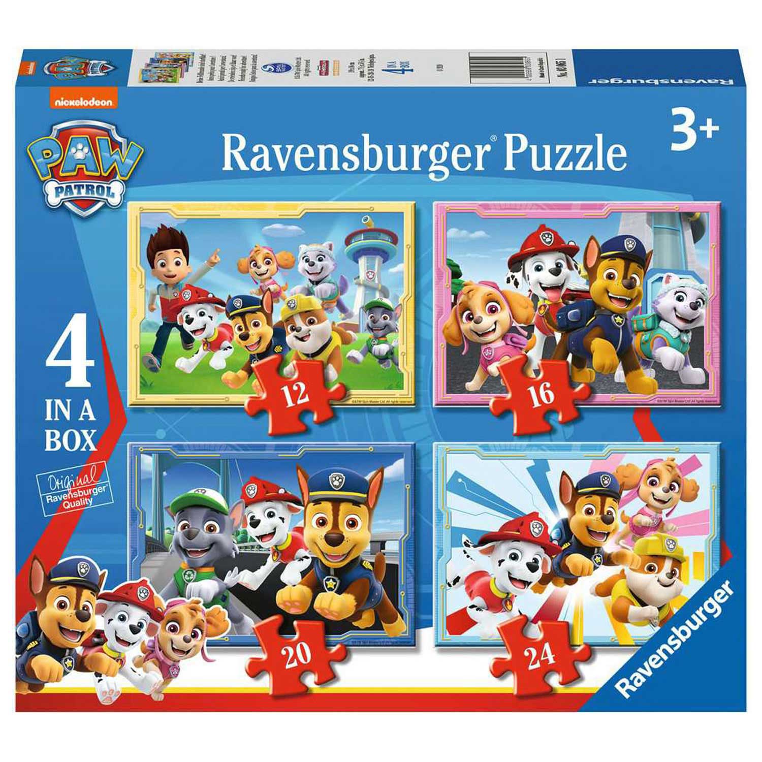 Ravensburger (72029) Minipuzzles Paw Patrol, 54 Parts - 4005556720293 - CrystalLotus.eu