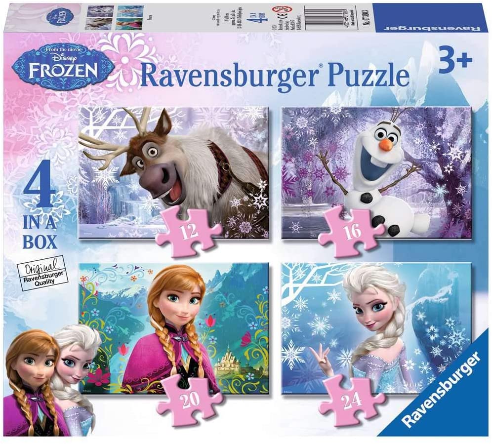 Ravensburger (72486) Mini Puzzle 4x Frozen 40pc (Display of 24) - 9783480724864 - CrystalLotus.eu