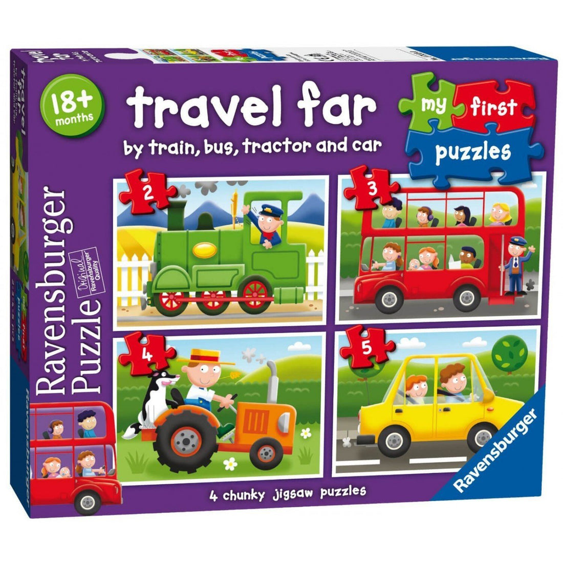 Ravensburger (7303) Travel Far My First Puzzle - 4005556073030 - CrystalLotus.eu