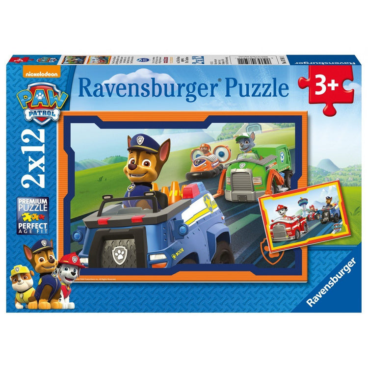 Ravensburger (7591) 2X12 Pcs Puzzle Paw Patrol In Action - 4005556075911 - CrystalLotus.eu