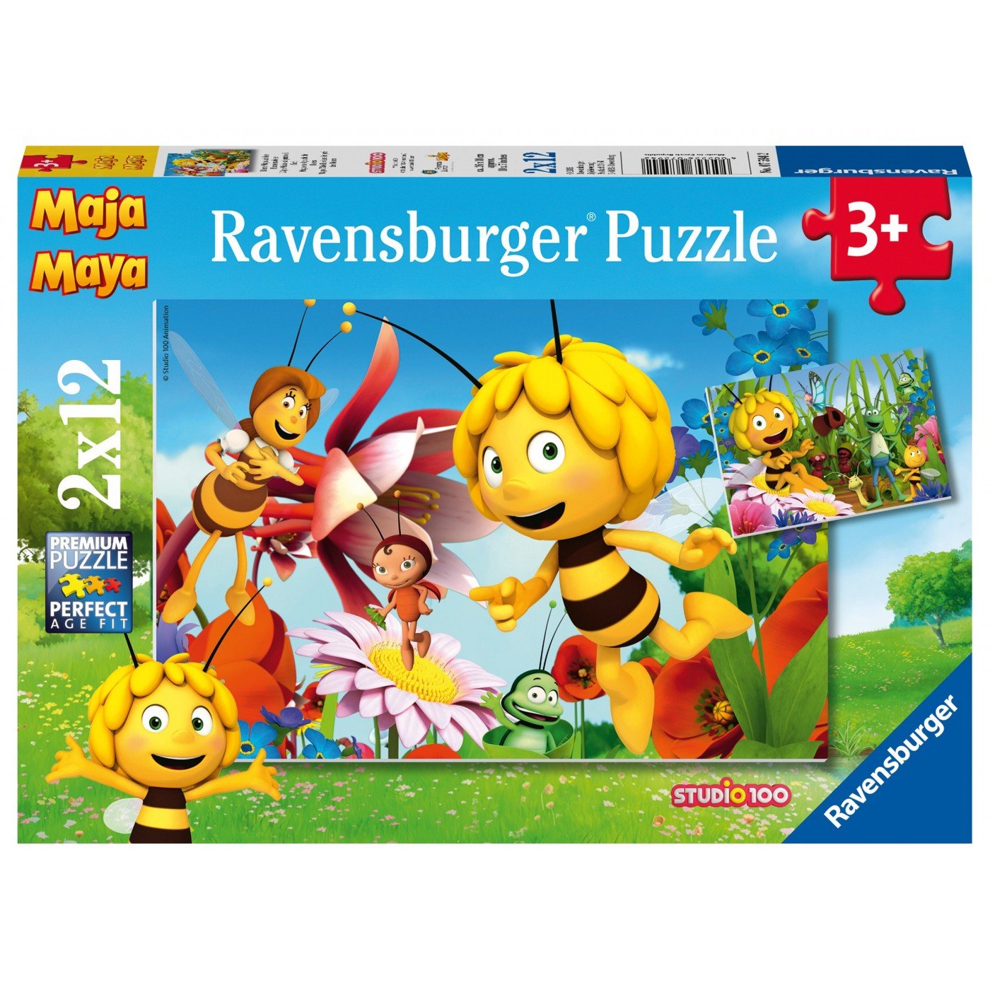 Ravensburger (7594) 2x12 Pcs Puzzle Maya The Bee - 4005556075942 - CrystalLotus.eu