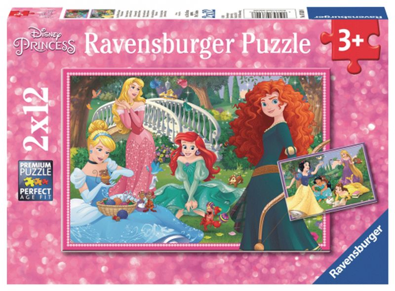 Ravensburger (7620) 2x12 Pcs Puzzle Disney Princess - 4005556076208 - CrystalLotus.eu