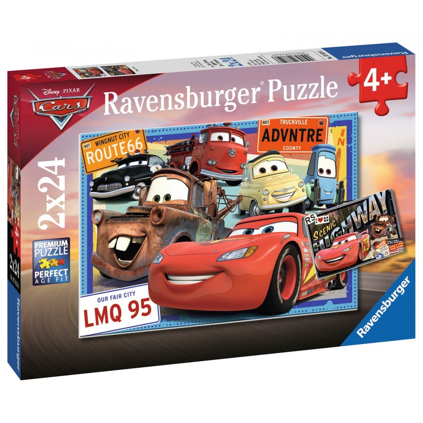 Ravensburger (7819) 2X24 Pcs Puzzle Cars - 4005556078196 - CrystalLotus.eu