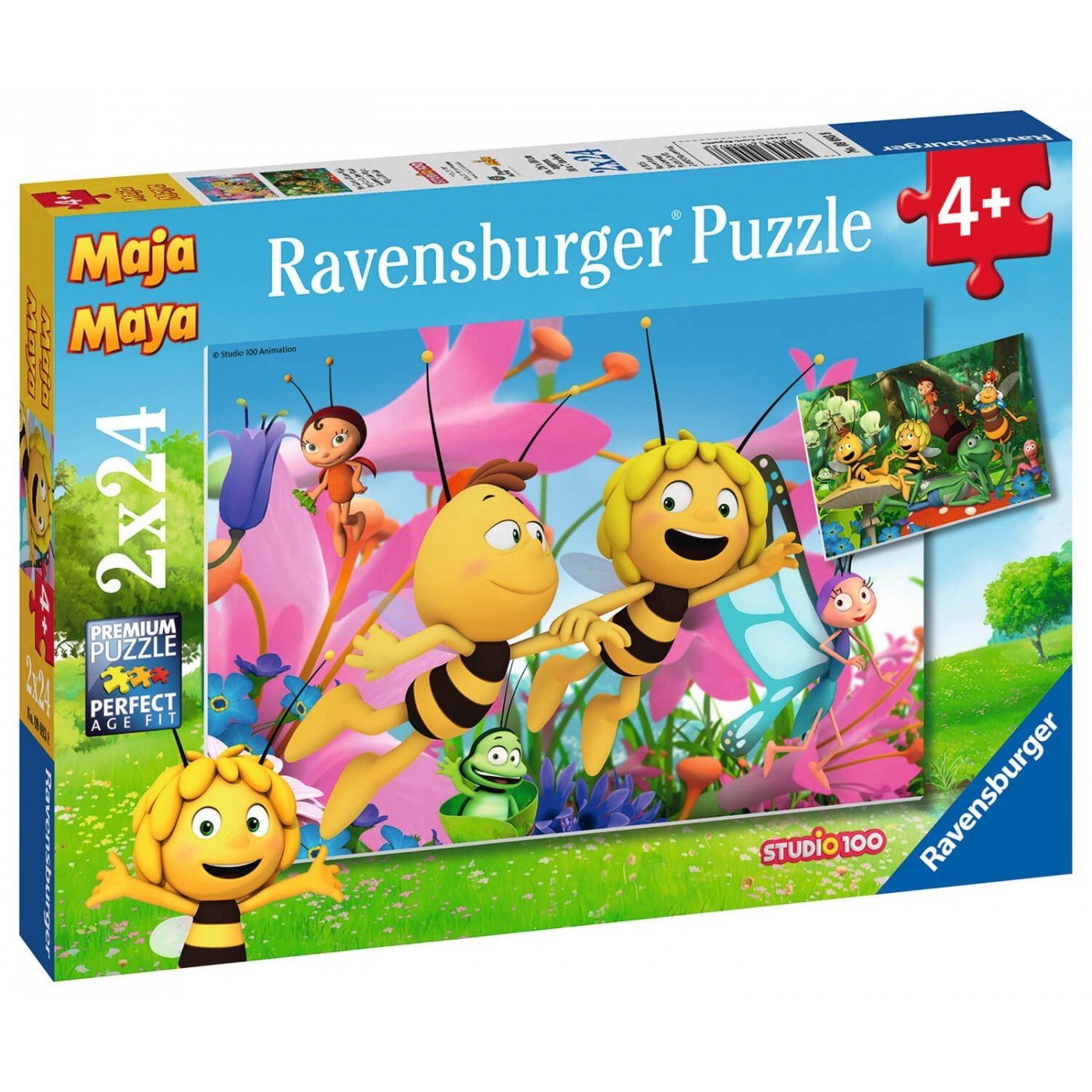 Ravensburger (9093) 2X24 Pcs Puzzle Maya The Bee - 4005556090938 - CrystalLotus.eu