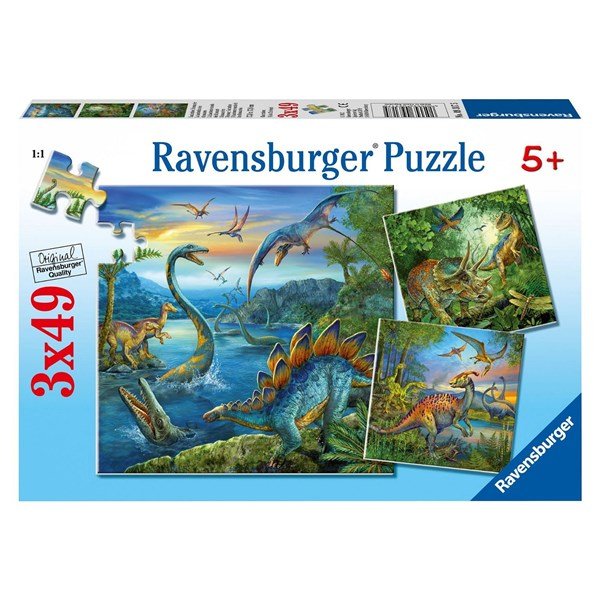 Ravensburger (9317) &quot;Dinosaur Fascination&quot; - 49 pieces puzzle - 4005556093175 - CrystalLotus.eu