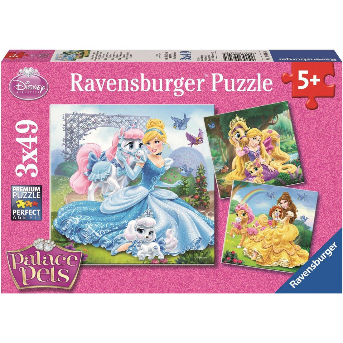 Ravensburger (9346) &quot;Belle, Cinderella And Raiponce&quot; - 49 pieces puzzle - 4005556093465 - CrystalLotus.eu