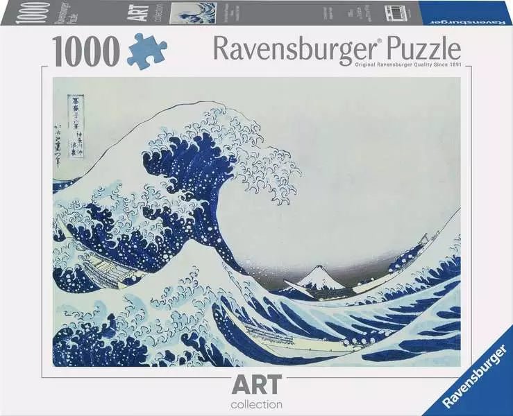 Ravensburger - Puzzle Art Collection Hokusai: The Great Wave off Kanagawa 1000pcs (12000107) - 4005555001072 - Crystal Lotus
