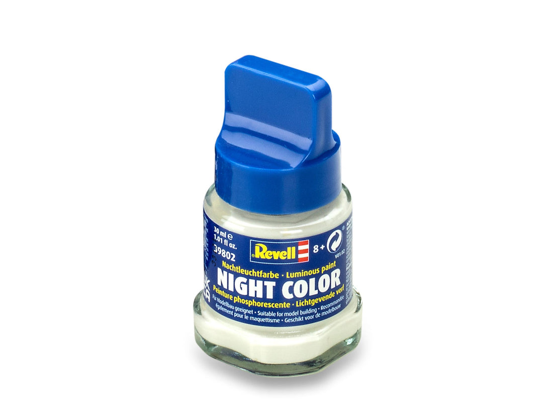 Revell 39802 &quot;Night Color&quot; Glow - In - The - Dark Paint (30ml) - 42021940 - CrystalLotus.eu