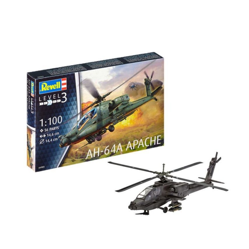 Revell AH - 64A Apache (1:100) - 4009803049854 - CrystalLotus.eu