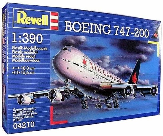 Revell Boeing 747 (1:390) - 4009803042107 - CrystalLotus.eu