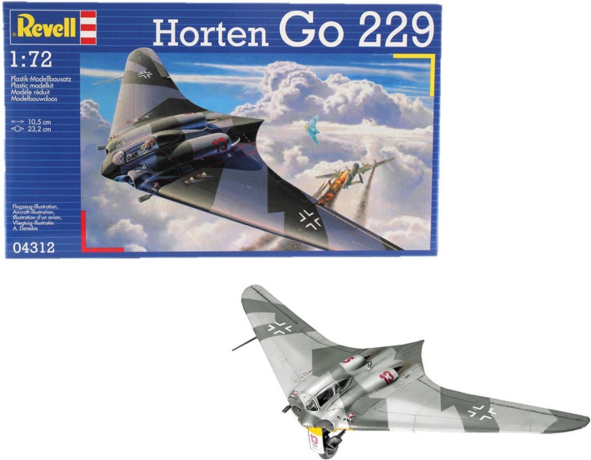 Revell Horten Go - 229 (1:72) - 4009803043128 - CrystalLotus.eu