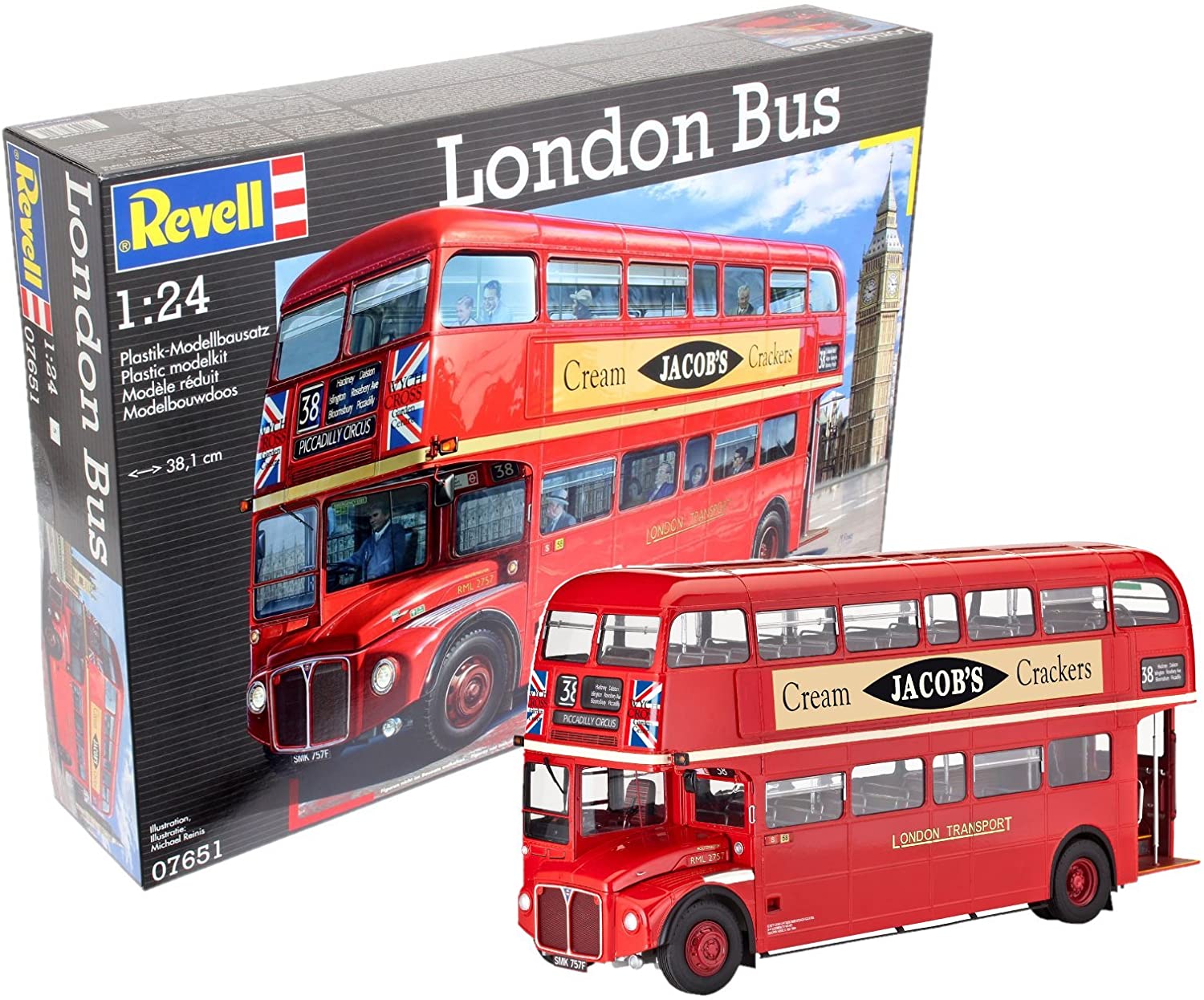 Revell London Bus AEC Routemaster (1:24) - 4009803076515 - CrystalLotus.eu