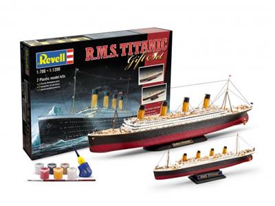 Revell R.M.S. Titanic Gift Set 1:700 &amp; 1:1200 - 4009803057279 - CrystalLotus.eu