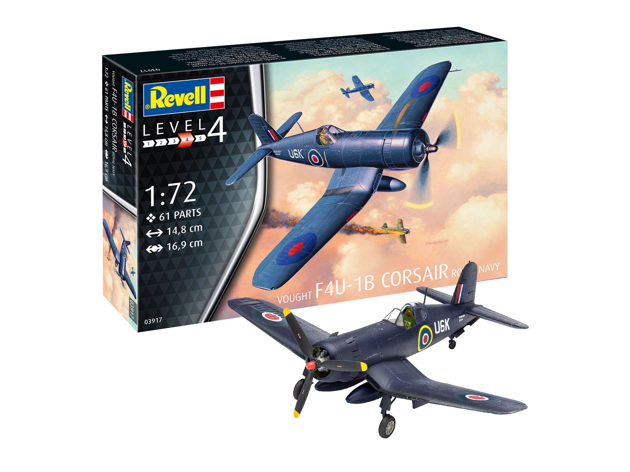 Revell Vought F4U - 1B Corsair Royal Navy (1:72) - 4009803039176 - CrystalLotus.eu