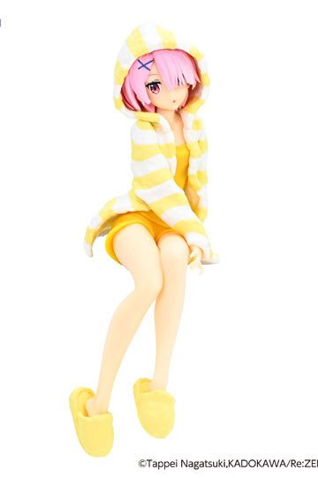 Re:Zero Noodle Stopper PVC Statue Ram Room Wear Yellow Color Ver. 14 cm - 4580736405080 - CrystalLotus.eu