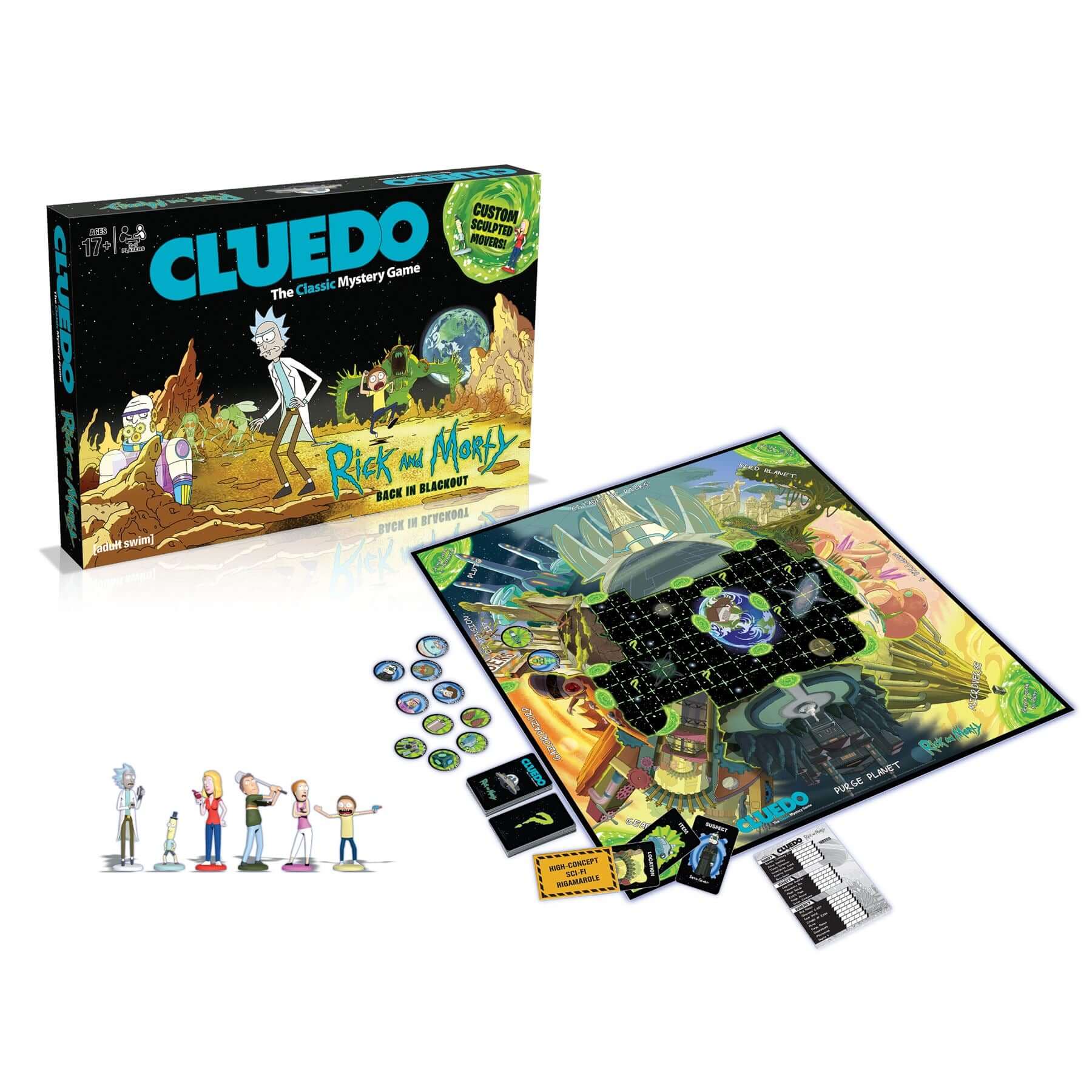 Rick and Morty Cluedo Mystery Board Game - 5053410003210 - CrystalLotus.eu