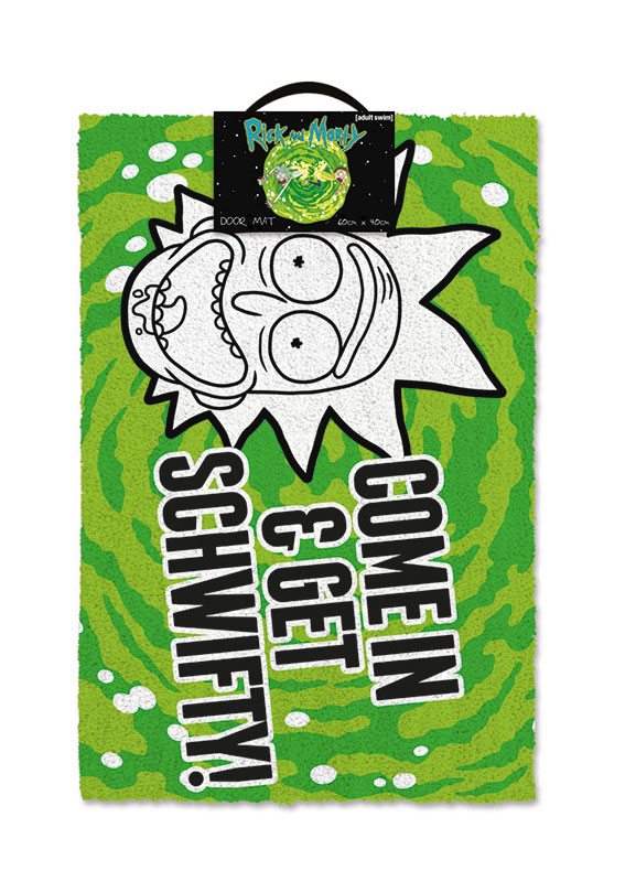 Rick and Morty Doormat Get Schwifty 40 x 57 cm - 5050293851914 - CrystalLotus.eu