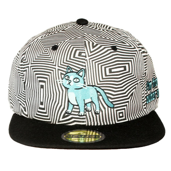 Rick and Morty Snapback Cap Outer Space Cat (One size/One Color)