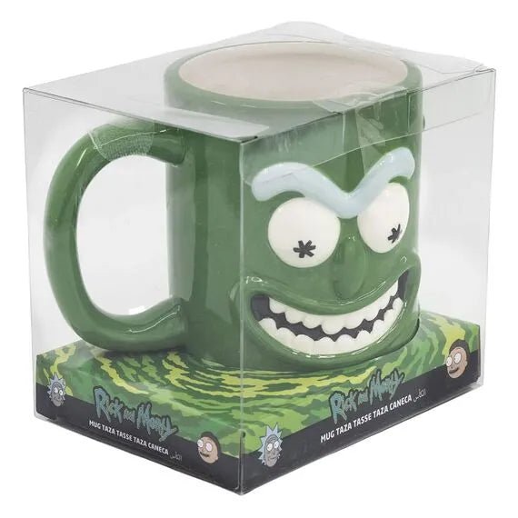 Rick &amp; Morty 3D Ceramic Mug - Pickle Rick (739ml) - 8412497789450 - Crystal Lotus