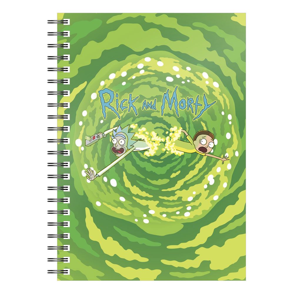 Rick &amp; Morty Notebook Logo Portal - 8435450246579 - CrystalLotus.eu