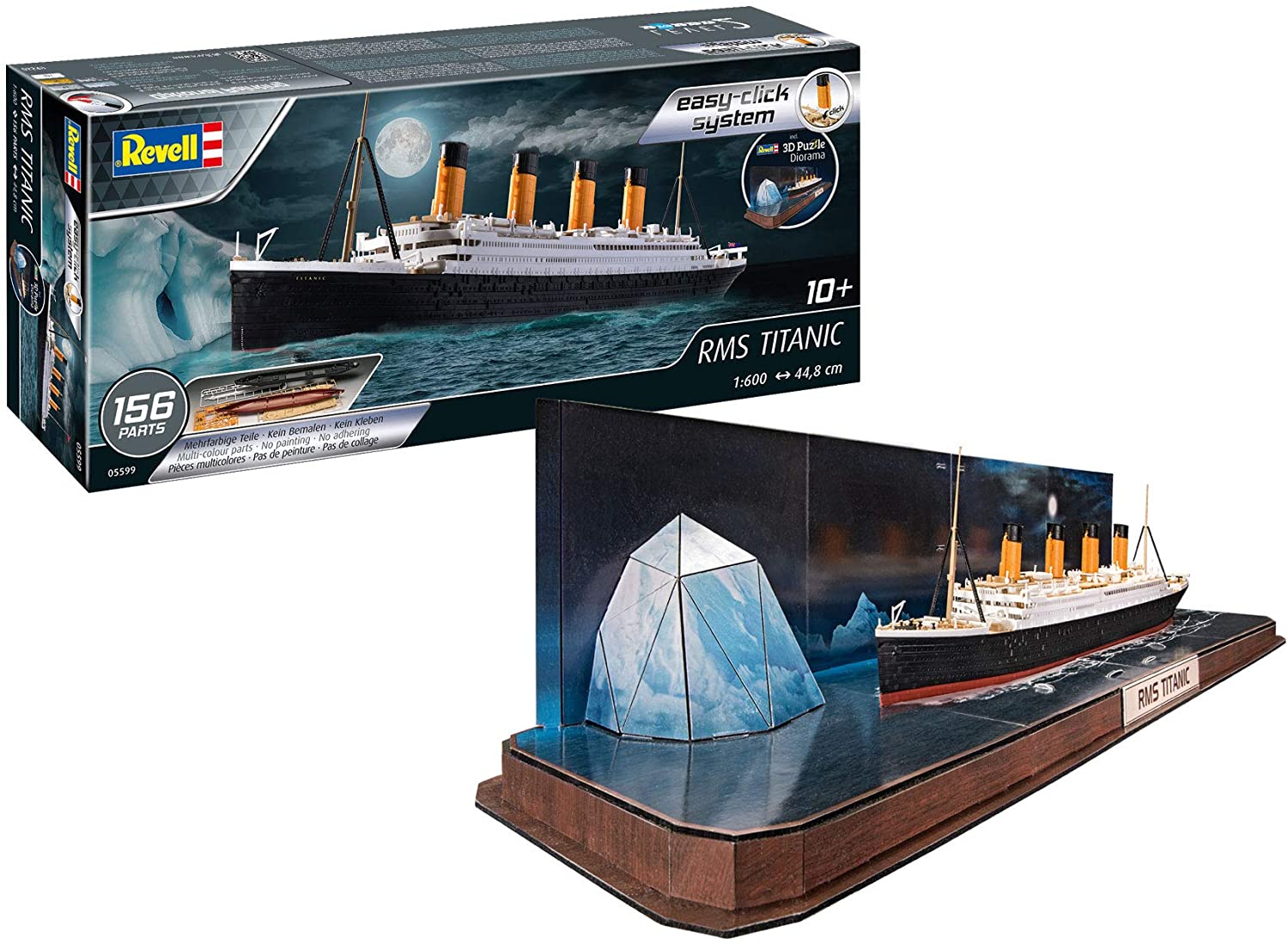 RMS Titanic + 3D Puzzle (Iceberg) (1:600) - 4009803055992 - CrystalLotus.eu