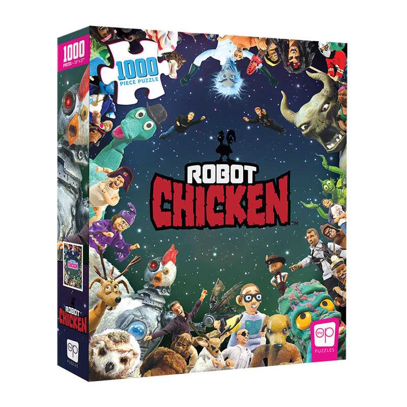 Robot Chicken "It Was Only a Dream" 1000 - Piece Puzzle - 700304155696 - CrystalLotus.eu