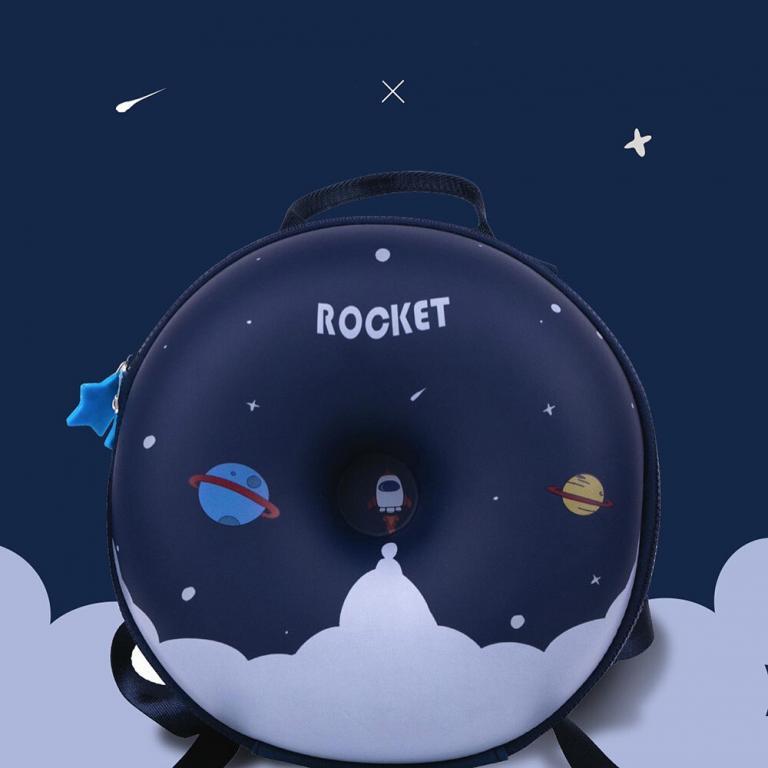 Rocket Universe Eva School Bag For Kids - 5213014251336 - Crystal Lotus