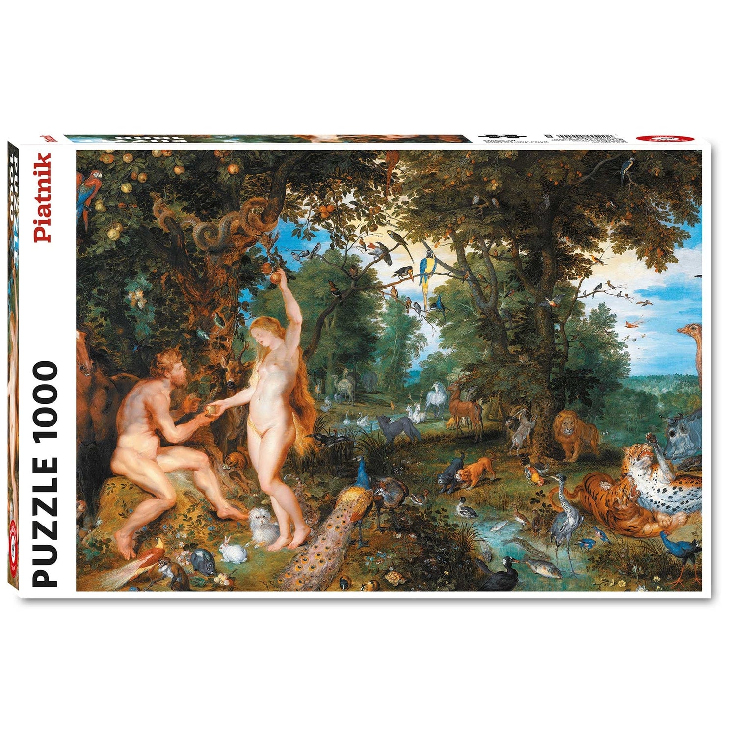 Rubens &amp; Brueghel - The Garden of Eden Puzzle 1000 Pieces - 9001890554544 - CrystalLotus.eu