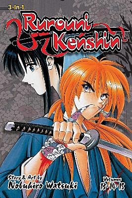 Rurouni Kenshin, 3 - in - 1 Part 5 of 9, Volumes 13 - 15 (by Nobuhiro Watsuki) - 9781421592497 - Crystal Lotus
