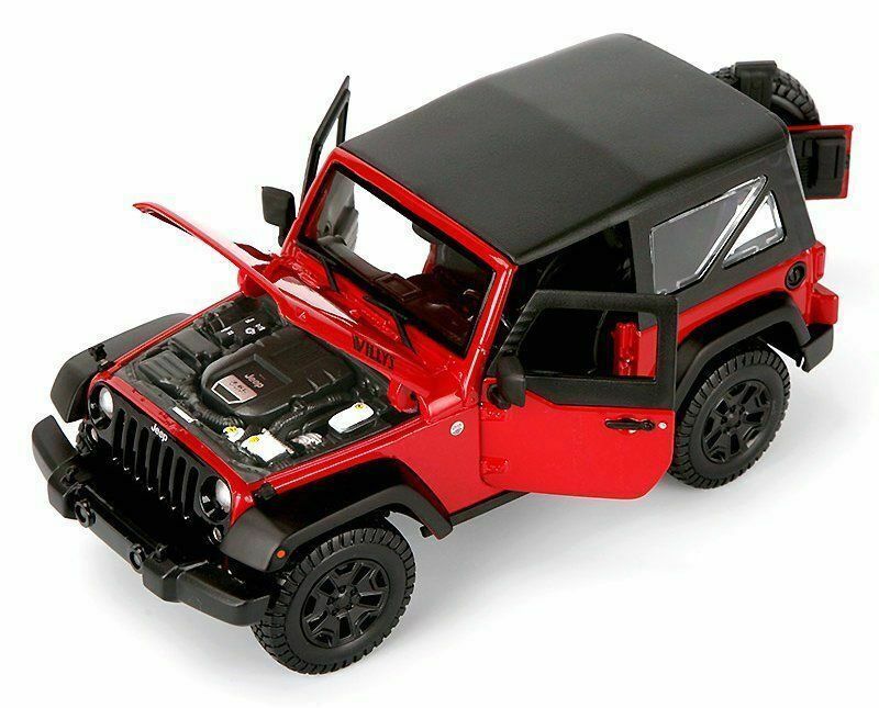 Maisto 1:18 Special Edition 2014 Jeep Wrangler Red - 90159316763 - crystallotus.eu