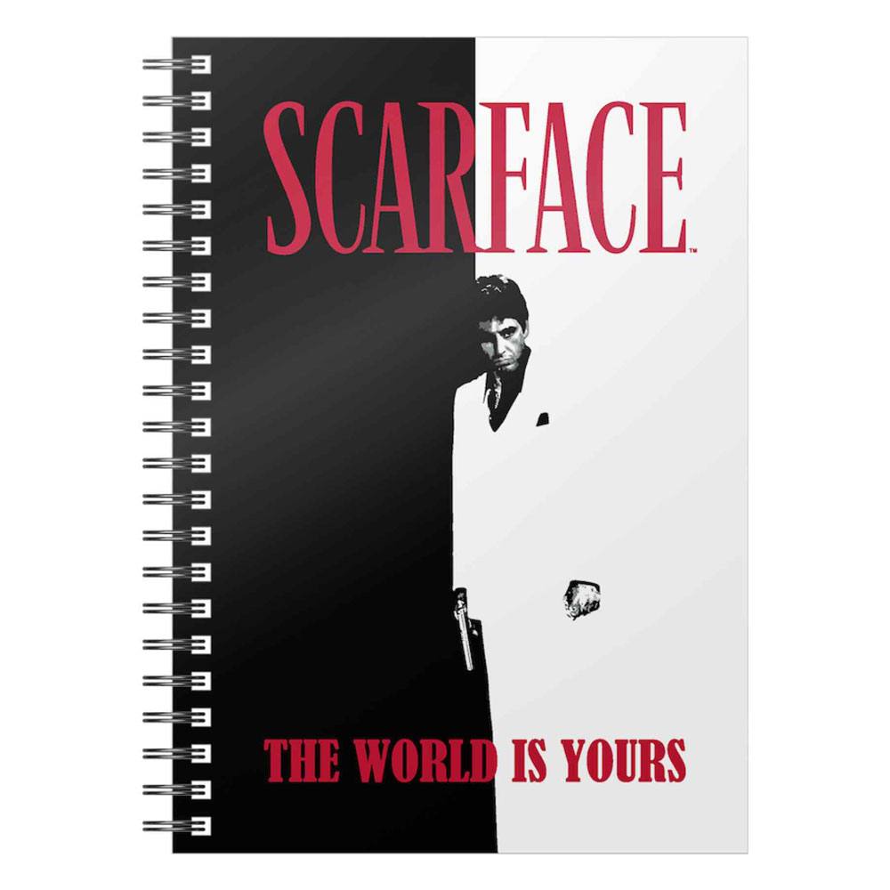 Scarface Notebook The World Is Yours - 8435450233593 - CrystalLotus.eu
