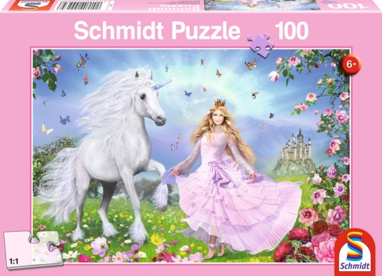 Schmidt 55565 Princess of the unicorns 100 pcs - 4001504555658 - CrystalLotus.eu