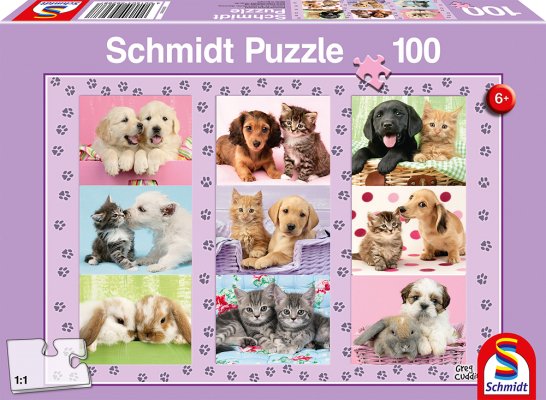 Schmidt 56268 My Animal Friends 100 pcs - 4001504562687 - CrystalLotus.eu