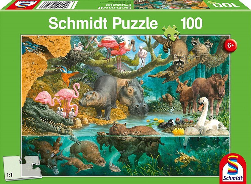 Schmidt 56306 Animal Families on the Shore 100 pcs - 4001504563066 - CrystalLotus.eu